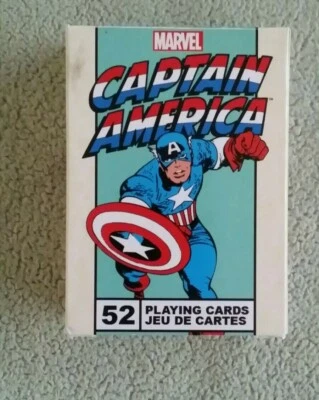 Marvel Comics: Captain America: Playing Cards 52 Cards - Image 1 of 3