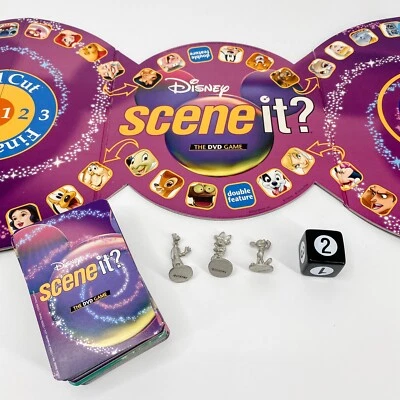 Disney Scene It DVD Board Game Replacement Parts: Game Board, Tokens, Die, Cards - Image 1 of 3