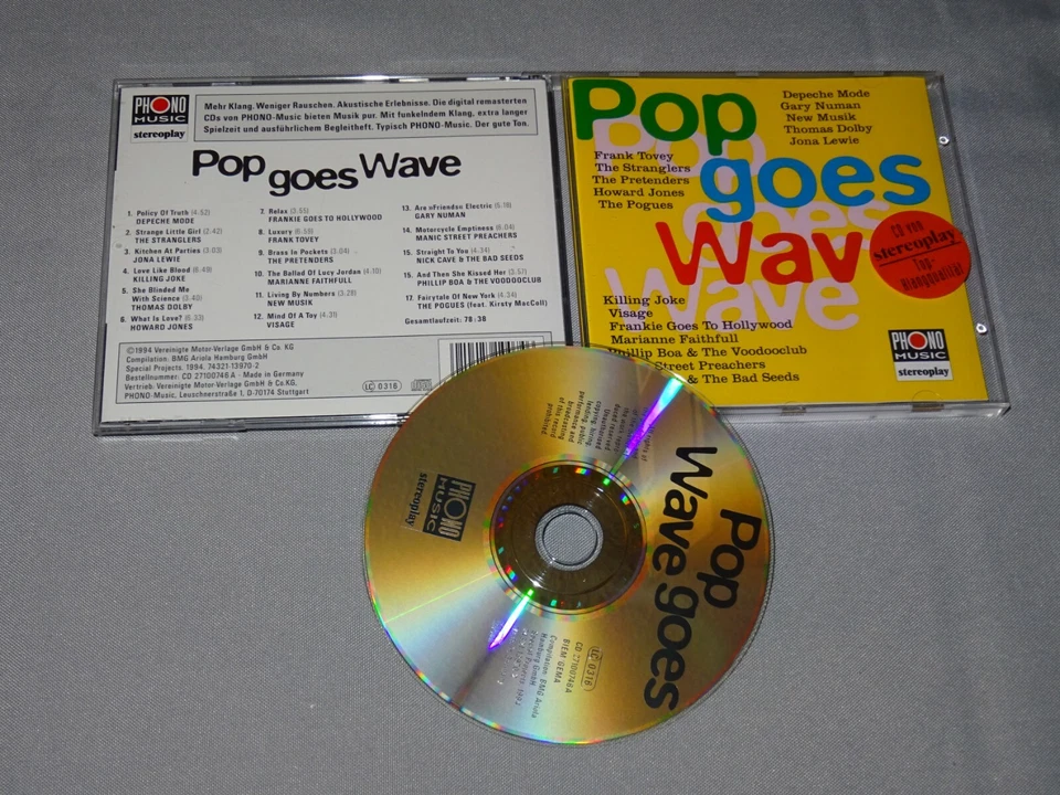 SPECIAL CD 74 - POP GOES WAVE / STEREOPLAY PHONO-MUSIC-CD 1994 (MINT-)  - Bild 1 von 1