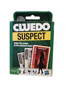 HASBRO CLUEDO SUSPECT CARD GAME 3-4 PLAYERS 8+ AGE COMPLETE 2013 TRAVEL GAME - Picture 1 of 2