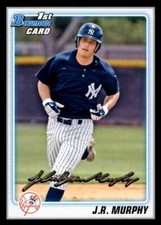 2010 Bowman Prospects Black #BP96 J.R. Murphy Yankees NM-MT 