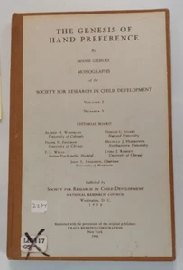 Die Entstehung der Handpräferenz von Minnie Giesecke, 1966 Nachdruck - Bild 1 von 6