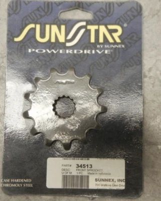 Piñón delantero Yamaha YZ125 1992 WR200R 1987-2004 NOS SUNSTAR 34513 Foto 1 de 2