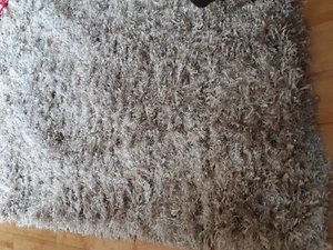 Habitat Luxury Plain Shaggy Rug In Beige 160x230cm Brand New With Tags RRP £120 - Picture 1 of 8