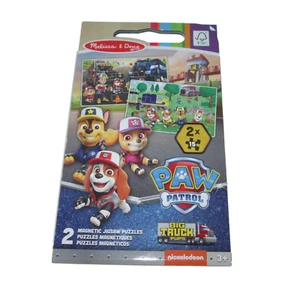 Melissa & Doug Magnetic Jigsaw Puzzle PAW Patrol 2 Big Trucks Pups 15 Pcs - Picture 1 of 3