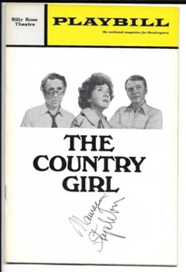 Maureen Stapleton (SOLO) Playbill firmado ""The Country Girl"" 1972 - Imagen 1 de 2