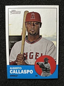 Béisbol Alberto Callaspo #249 2012 Topps Heritage QTY Los Angeles Angels - Imagen 1 de 2