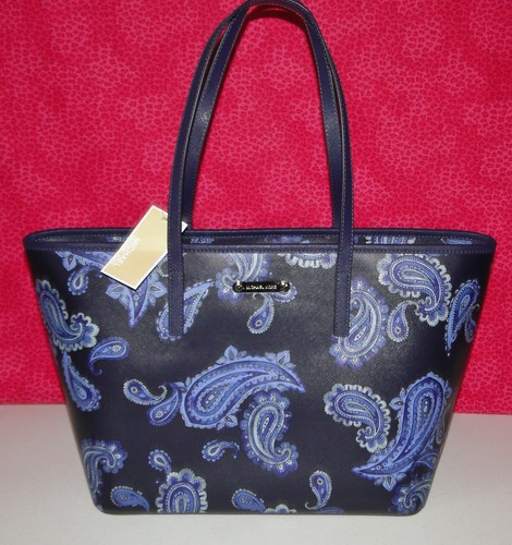 Borsa Michael Kors EMRY XL LG TZ Admiral blu paisley