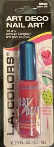 L.A. COLORS*Nails ART DECO*POPPIN PINK #BNA633, 0.25 fl oz - Picture 1 of 1