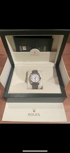 Rolex Air King Watch 114200 White Dial Steel Oyster Bracelet 34mm Mint Condition - Picture 1 of 3
