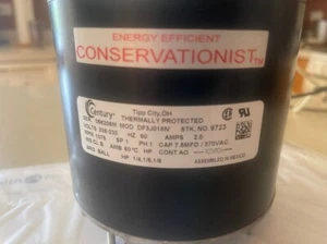 CENTURY 9723 1/4, 1/5, 1/6 HP 208-230V 1075 RPM MOTOR - Picture 1 of 5