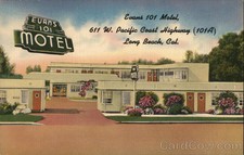 Long Beach,CA Evans 101 Motel Los Angeles County California Colourpicture