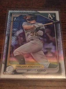 RYAN LASKO 1ST BOWMAN CHROME 2023-24 REFRACTOR NO. BCP-105 - Imagen 1 de 1