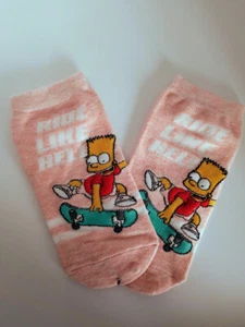 The Simpsons BART Calzini Socks Unisex Taglia Unica - Picture 1 of 2