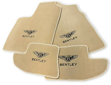 Floor Mats For Bentley Continental Gt Bentley Emblem Tailored Beige Carpets Set (Fits: Bentley)