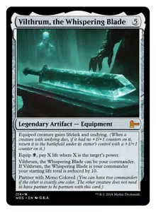 Vilthrum, the Whispering Blade - Magic: The Gathering Commander - Original - Bild 1 von 5