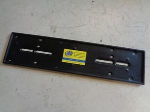 PORTA TARGA POSTERIORE PER AUTO D'EPOCA - 50 X 12,5 - NERA - NUOVO - Imagen 1 de 1