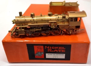NIB Nickel Plate HO Scale Brass C&NW Class E 4-6-2 Locomotive Unpainted - Picture 1 of 13