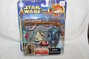Star Wars ATOC Yoda w/ Force Powers Hasbro 2002 - Picture 1 of 4