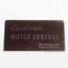 Vintage Bandelin Electronic Watch Control Metal Display Self Standing Sign