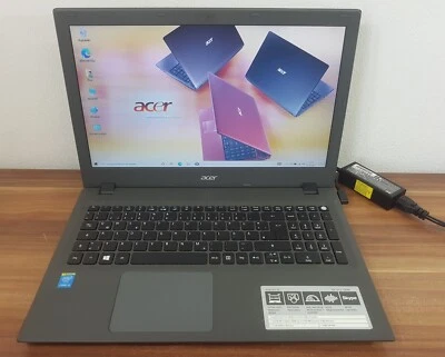 15,6" Acer Aspire E5-573 i3 4.Gen 4GB Ram 120GB SSD Webcam Wlan DVDRW Bluetooth - Bild 1 von 4