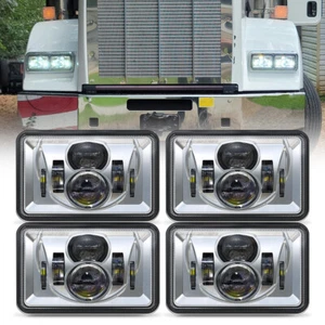 Faros LED rectangulares 60W 4x6 pulgadas 4 un. para H4651 H4652 H4656 H4666 H6545 - Imagen 1 de 11