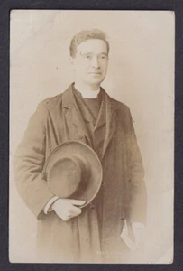 Wales Glamorgan SWANSEA Religion Rev Watkin Jones Vicar Christchurch RPPC 1906 - Picture 1 of 2