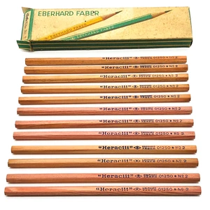 Eberhard Faber Heraclit 01250 No.2, pencils 12 Stück in Box Vintage - Bild 1 von 10