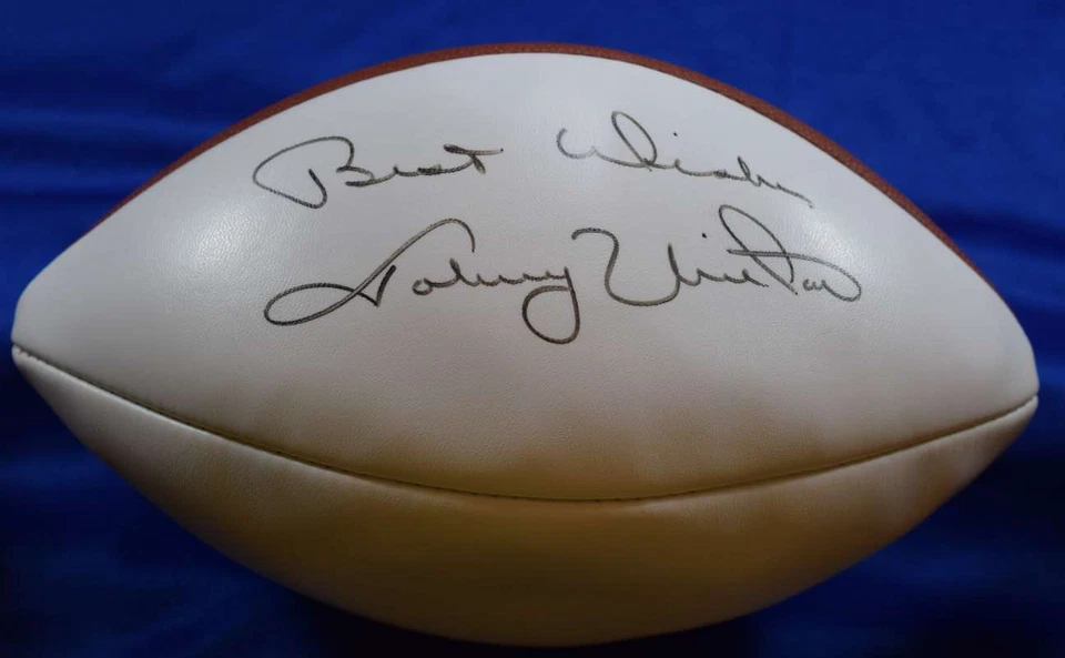 Johnny Unitas JSA COA Autograph Signed Football - Image 1 of 1