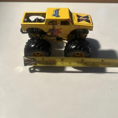 Muscle Machines Marvel X-Men Yellow Monster Truck 1:64 Scale - Image 1 of 4