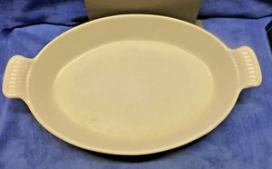 Le Creuset #32 Orange Emailliert Gusseisen Au Gratin Oval Backform Auflaufform - Bild 1 von 7