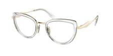 NEW Prada 54ZV Eyeglasses 2AZ1O1 Clear 100% AUTHENTIC