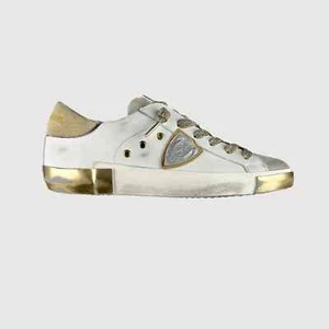 Philippe Model Women's Sneakers PRLD VDE1 PRSX LOW Blanc Sable Size 37 - 41 NEW - Picture 1 of 3