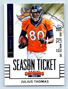 2014 Panini Contenders Julius Thomas Denver Broncos #17 - Picture 1 of 2
