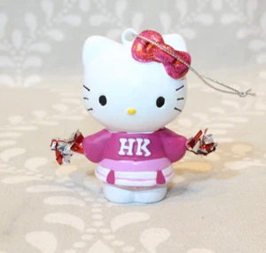 Hello Kitty Cheerleader POM POM Christmas Tree Holiday Ornament Sanrio 3" - Picture 1 of 7