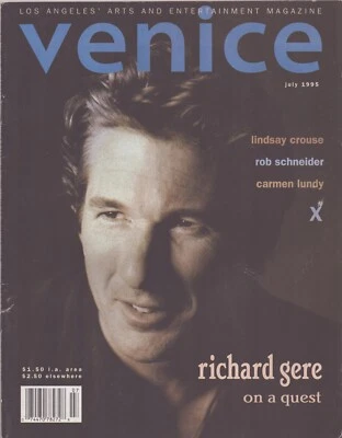 Venice Magazine - July 1995- Richard Gere - Rob Schneider - Image 1 of 2