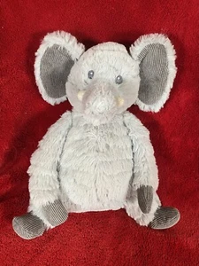 First Impressions Macy’s Grey Plush Baby Lovey Toy Elephant Corduroy 2017 - Picture 1 of 11