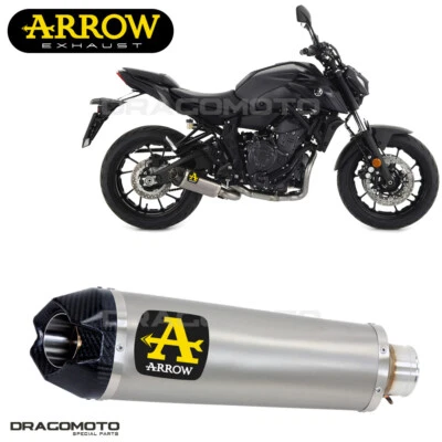 Silenziatore YAMAHA MT-07 2021 2022 ARROW Titanio CC WORKS - Immagine 1 di 4