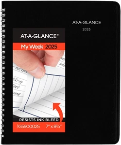AT-A-GLANCE 2025 Planner, Weekly, 7" X 8-3/4", Medium, Column-Style, Dayminder - Picture 1 of 12