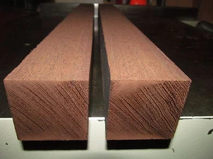 ONE LONG EXOTIC KILN DRIED DARK WENGE TURNING BLANKS LATHE WOOD 2" X 2" X 36" - Picture 1 of 3