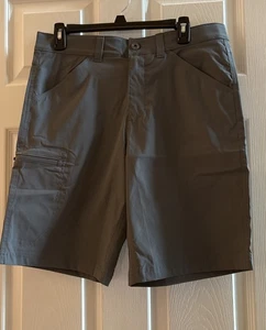 Eddie Bauer Herren Rainier Tech Short 10" Komfortbund Größe 32 grau - Bild 1 von 3