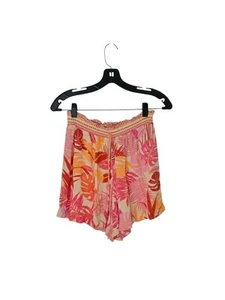 Haute Hippie Women's Pink Multi INDIA Shorts Size Small Tassel Festival - Picture 1 of 8