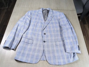 Brooks Brothers 46R Men's 346 Plaid Sport Coat Vintage - Picture 1 of 19