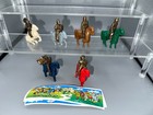 Komplettsatz Metallfiguren Ritter mit Pferde + alle 6 BPZ