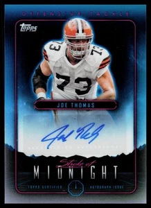 Joe Thomas 2024 Topps Midnight Stroke of Midnight Auto Cleveland - Picture 1 of 2