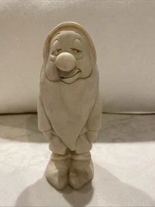 Disney SLEEPY Snow White and the 7 Dwarfs Cameonyx Marble Figurine 5.5" Rare VTG - Picture 1 of 5