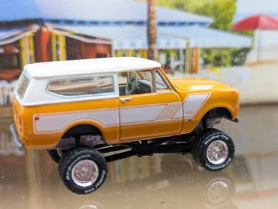Johnny Lightning 1979 International Harvester Scout II 4x4 ✰naranja/blanco✰Suelto Foto 1 de 4