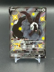 Pokemon - Dubwool V - SV120/SV122 - SWSH Shining Fates - Shiny Vault Card - Picture 1 of 2