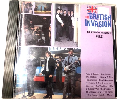 The British Invasion History of British Rock Vol 3 CD Rhino The Action Troggs Foto 1 de 4