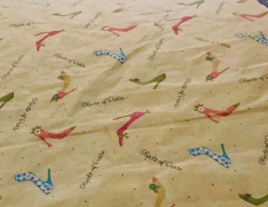 Moda Fabrics Sewing Fabric with Shoe Print Pattern - 1/2 Yard - Picture 1 of 4
